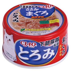 CIAO とろみ 下部尿路配慮 ささみ・まぐろ ホタテ味 ( 80g*24コセット