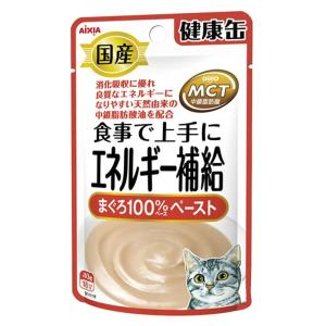 アイシア　国産　健康缶パウチ　エネルギー補給　まぐろペースト　４０ｇ×１２袋｜chanet