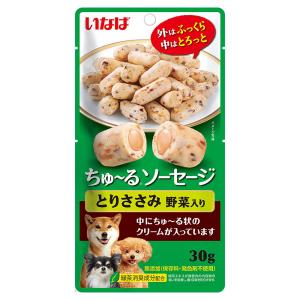 いなば ちゅ〜るソーセージ とりささみ 野菜入り...の商品画像