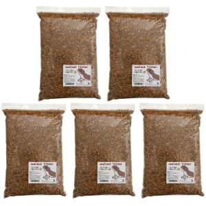 フトアゴのくるみリター　１５Ｌ（３Ｌ×５）　天然　消臭　敷材　床材　トイレ砂
