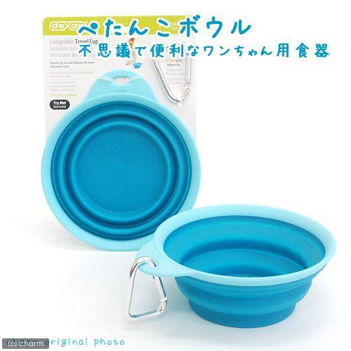 Ｐｏｐｗａｒｅ　ぺたんこボウル　Ｌ　ブルー