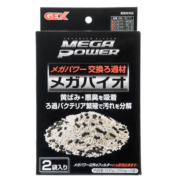 ＧＥＸ　メガバイオ　２袋入　メガパワー６０９０／９０１２／１２１５用