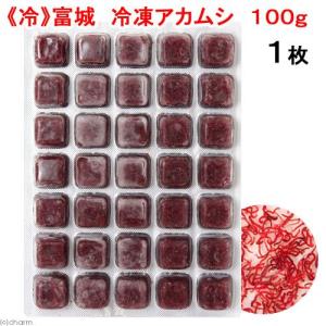 冷凍★富城 冷凍アカムシ 100g 1枚 冷凍...の詳細画像1