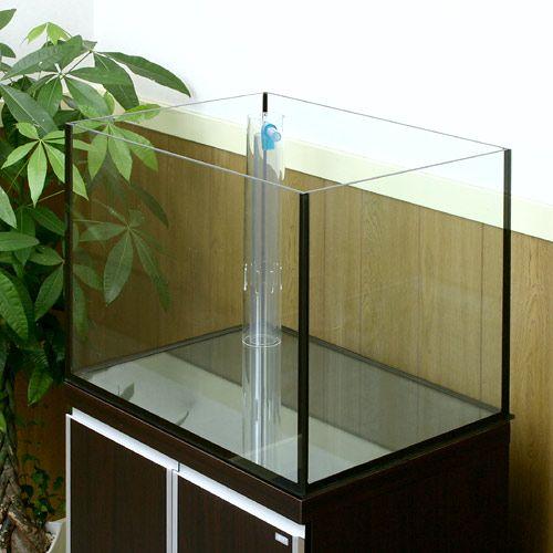 メーカー直送　オーバーフロー水槽　プレミアムフレームレスタンク　６００×４５０×４５０穴有　オーバー...