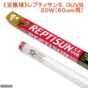 交換球　ＺＯＯＭＥＤ　レプティサン５．０ＵＶＢ　２０Ｗ　（直径２．５×長さ５８ｃｍ）　６０ｃｍ水槽用　Ｔ８｜チャーム charm ヤフー店