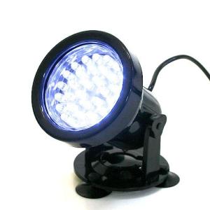 完全防水　ＬＥＤ３６灯スポットライト（白）１１０Ｖ　水槽用照明　ＬＥＤライト　熱帯魚　水草　関東当日便