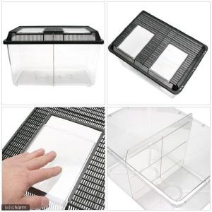 プラケース 飼育容器 スーパー特大 黒 仕切り...の詳細画像1