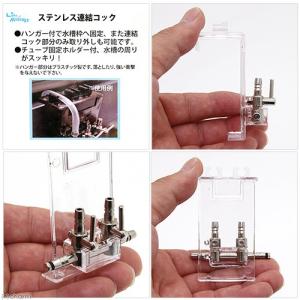 アズー ステンレス連結コック 2方の詳細画像1