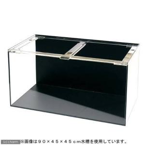 メーカー直送　（受注生産）水槽　アクリル水槽２面ブラック（底・背面）寸法１５０×６０×６０ｃｍ　板厚１３×１３×１０ｍｍ　同梱不可　別途送料｜chanet