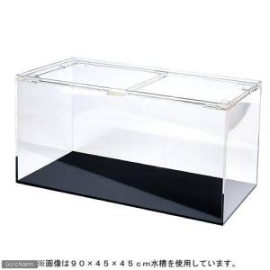 メーカー直送　（受注生産）水槽　アクリル水槽１面ブラック（底）（寸法１２０×６０×４５ｃｍ　板厚８×８×６ｍｍ）　同梱不可　別途送料｜chanet