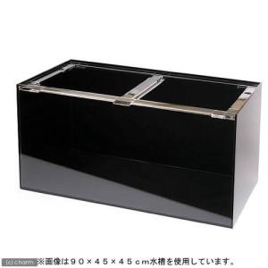 メーカー直送　（受注生産）水槽　アクリル水槽　１２００×６００×６００ｍｍ　板厚：１０×１０×８ｍｍ　底・背・側面板黒（４面）　同梱不可　別途送料｜chanet