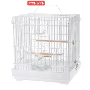 《終売》アウトレット品　ＨＯＥＩ　４０手のりＰ　ホワイト　（３９．６×２９．７×４１．５ｃｍ）　フィンチ　小型インコ　