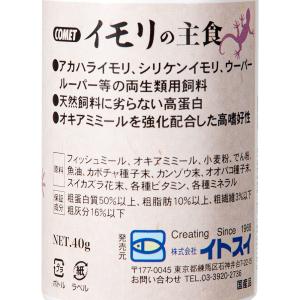 コメット イモリの主食 沈下性 40g 両生類...の詳細画像2