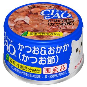 いなば　ＣＩＡＯ　チャオ　ホワイティ　かつお＆おかか（かつお節）　８５ｇ　キャットフード　ＣＩＡＯ　チャオ｜chanet