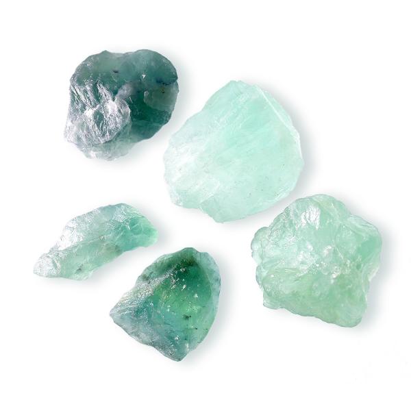 形状お任せ　グリーンフローライト（蛍石）　１００ｇ　鉱物　鉱石　原石　レイアウト素材