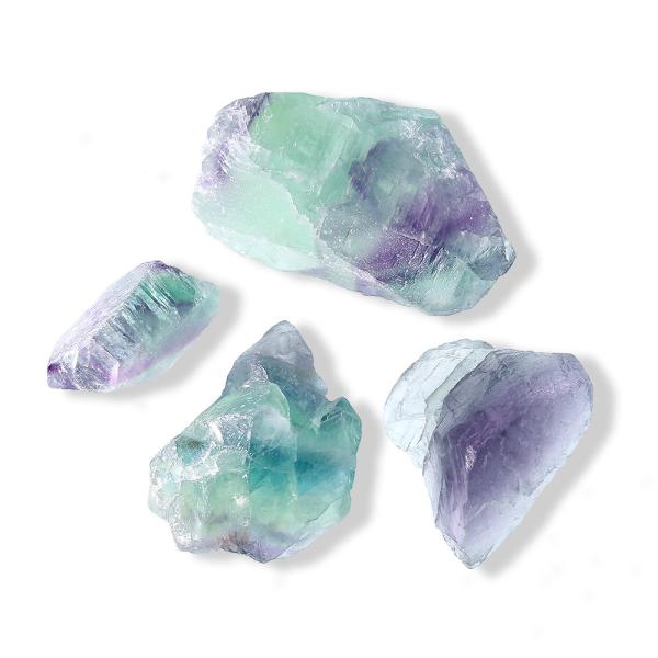 形状お任せ　レインボーフローライト（蛍石）　１００ｇ　鉱物　鉱石　原石　レイアウト素材