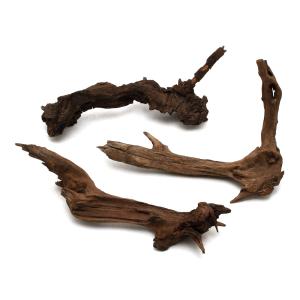 ニッソー 形状お任せ 自然流木 中（約20cm〜） 3本セット