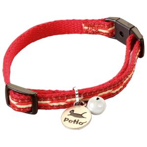 ペティオ　猫専用首輪　猫小町カラー　矢がすり　ガーネット　猫　首輪　カラー