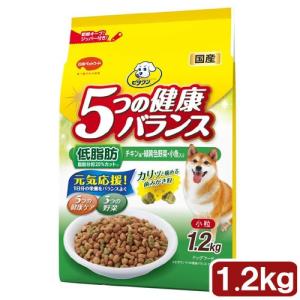 ビタワン 5つの健康バランス 低脂肪 チキン味 野菜 小魚入り 1．2kg ドッグフード ビタワン