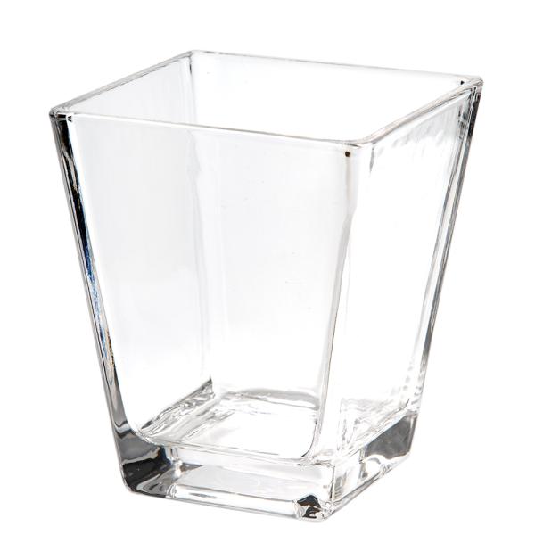 ガラスベース　スクエアグラス　Ｌ　エアプランツ　多肉植物　ティランジア　ガラス