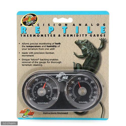 ＺＯＯＭＥＤ　レプタイル　アナログ温湿度計　爬虫類