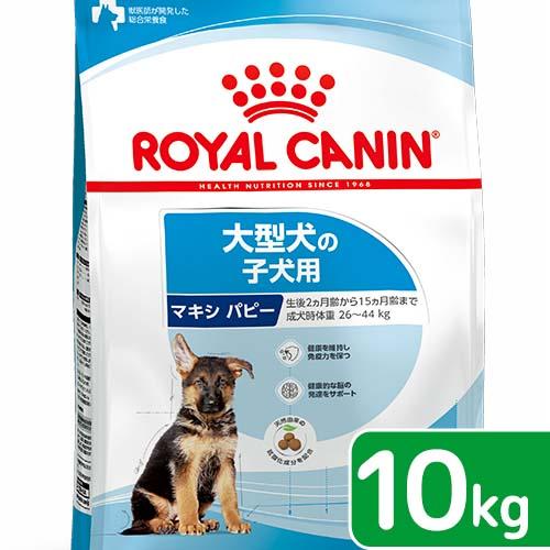 ロイヤルカナン　マキシ　パピー　子犬用　１０ｋｇ　３１８２５５０７７８３０５　ジップ無し　大型犬　お...