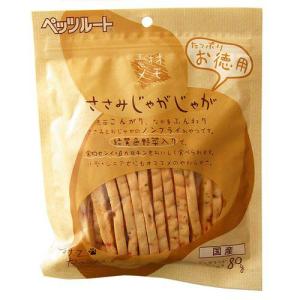 ペッツルート　素材メモ　ささみじゃがじゃが　お徳用　８０ｇ　犬　おやつ　ささみ