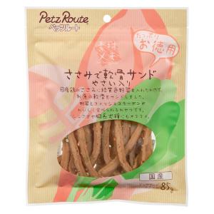 ペッツルート 素材メモ ささみで軟骨サンド やさ...の商品画像