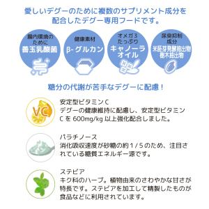 国産 デグーの食事プレミアム 300g ステビ...の詳細画像5