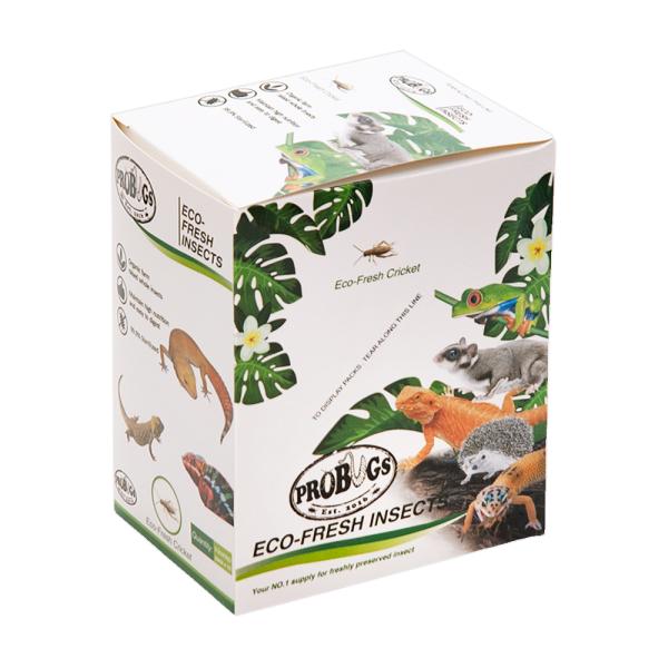 アウトレット品　プロバグズ　真空パック生昆虫　コオロギ　１箱（５．５ｇ×１０袋）　【ハリネズミ／モモ...
