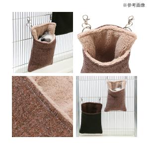 小動物のぬくぬく寝袋 赤茶 デグー シマリス ...の詳細画像1