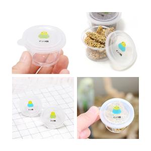インコ用ミニミニカップ 2個入り 直径5×高さ3cmの詳細画像2