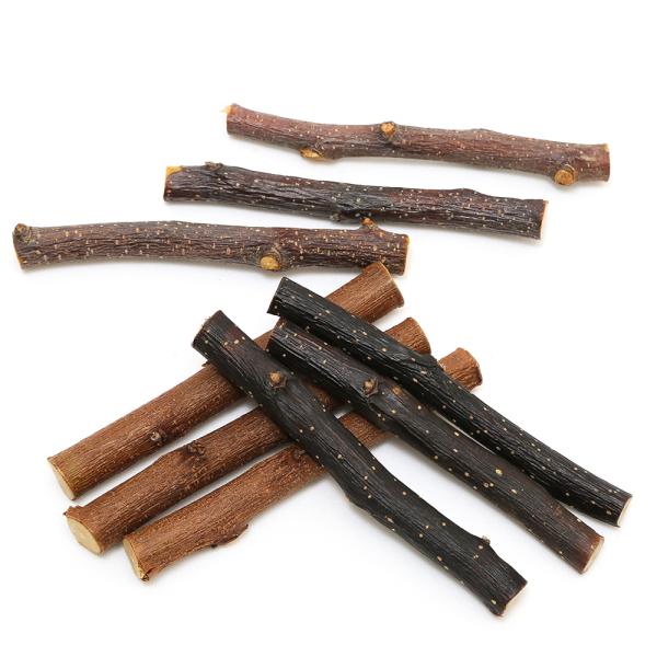 かじり木　国産　天然木のかじり木　中枝　お試しセット　９本入（りんご・梨・桃）　小動物　おもちゃ　無...