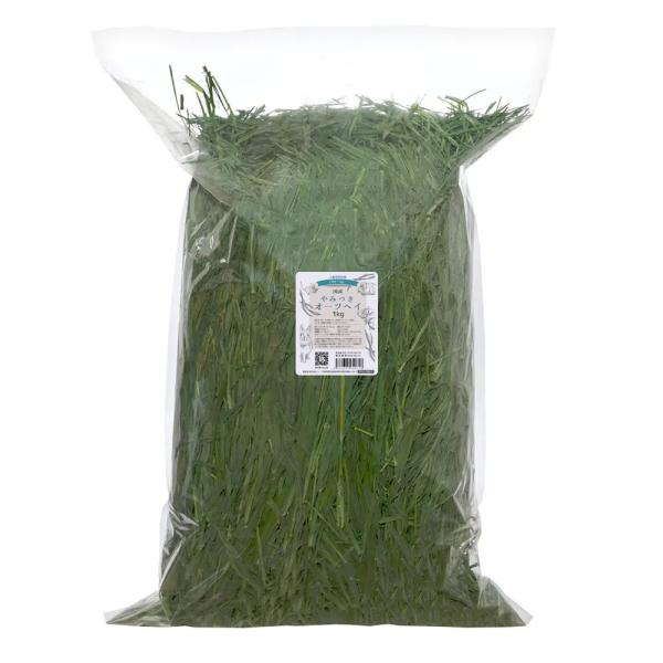 国産　やみつきオーツヘイ（えん麦）　１ｋｇ　業務用サイズ　牧草　うさぎ　モルモット　小動物　おやつ　...