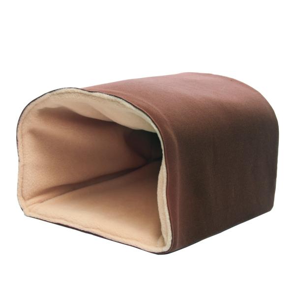 うさぎのホリホリハウス　ブラウン　ハンドメイド　うさぎ　モルモット