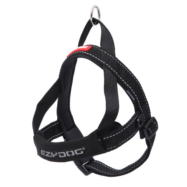 犬　ハーネス　イージードッグ　クイックハーネス　ＸＬ（胴周り７９〜１０８ｃｍ）　ブラック　大型犬用