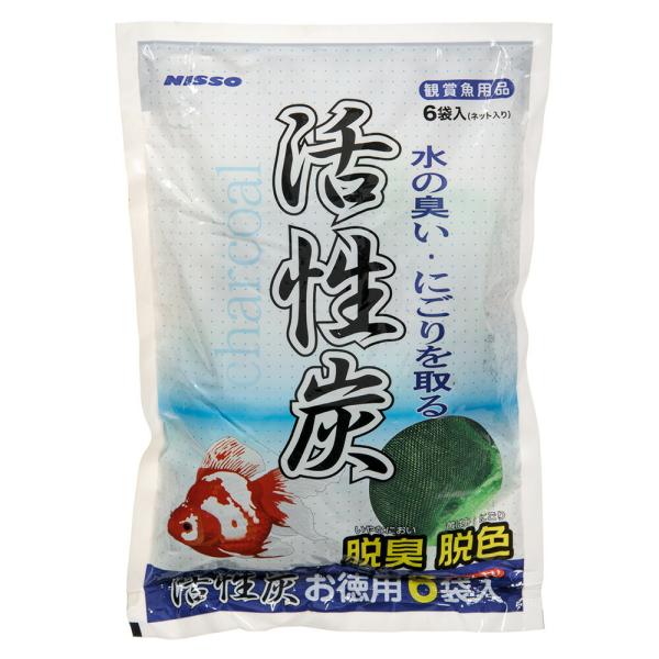 ニッソー　水の臭い・にごりを取る　活性炭　８０ｇ×６袋入（ネット入り）
