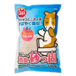 マルカン　消臭砂っ固　６５０ｇ　トイレ砂　ハムスター　リス　小動物用
