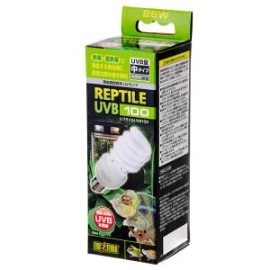 交換球　ＧＥＸ　エキゾテラ　レプタイルＵＶＢ　１００　２６Ｗ　爬虫類　ライト　紫外線灯　ＵＶ灯