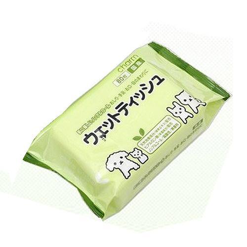 肌に優しいヒアルロン酸配合　ノンアルコール　チャームオリジナル　ウェットティッシュ　８０枚×６袋　お...