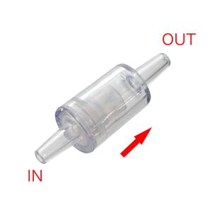 逆流防止弁 クリア 1個 CO2機器 エアレーションの詳細画像1