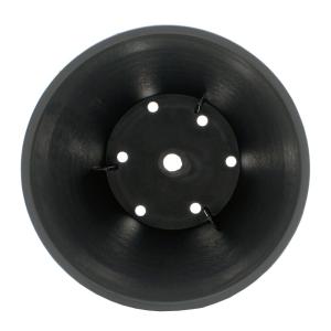 鉢 セラアート 長鉢 8号 黒の詳細画像1