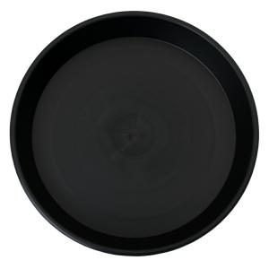 セラアート 鉢皿 M 黒 7号の詳細画像1