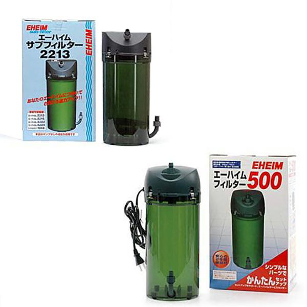 外部フィルター　６０Ｈｚ　エーハイムフィルター５００　西日本用＋サブフィルター２２１３　セット　メー...