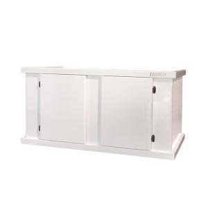 メーカー直送　（組立済）水槽台　ウッドキャビ　ホワイト　１５００×６００　１５０ｃｍ水槽用（キャビネット）　同梱不可・別途送料