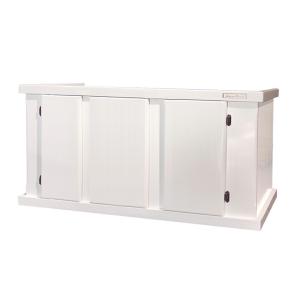 メーカー直送　（組立済）水槽台　ウッドキャビ　ホワイト　１８００×６００　１８０ｃｍ水槽用（キャビネット）　同梱不可・別途送料