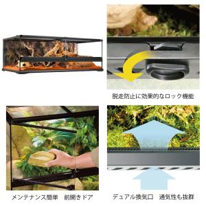 (大型)爬虫類ケージ GEX エキゾテラ グラ...の詳細画像1