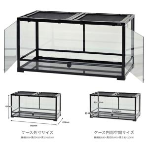 爬虫類ケージ 三晃商会 パンテオンカノン ブラ...の詳細画像2