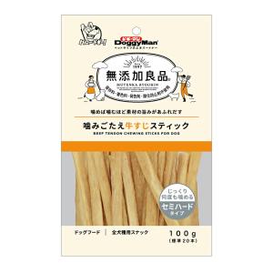 ドギーマン　無添加良品　噛みごたえ牛すじスティック　１００ｇ