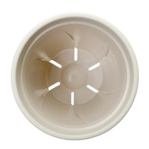 鉢 大和プラスチック 根はり鉢 5号 ホワイト...の詳細画像1